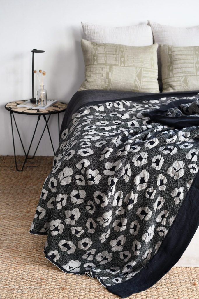 Metallic Leopard Throw - 210x290cm / 83"x114"