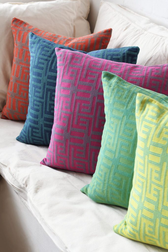 Kuba Summer Cushion Covers 55x55cm 22"x22"