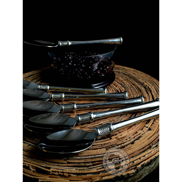 Dessert Spoon Set of 6 - Noblesse Collection - Diana Carmichael