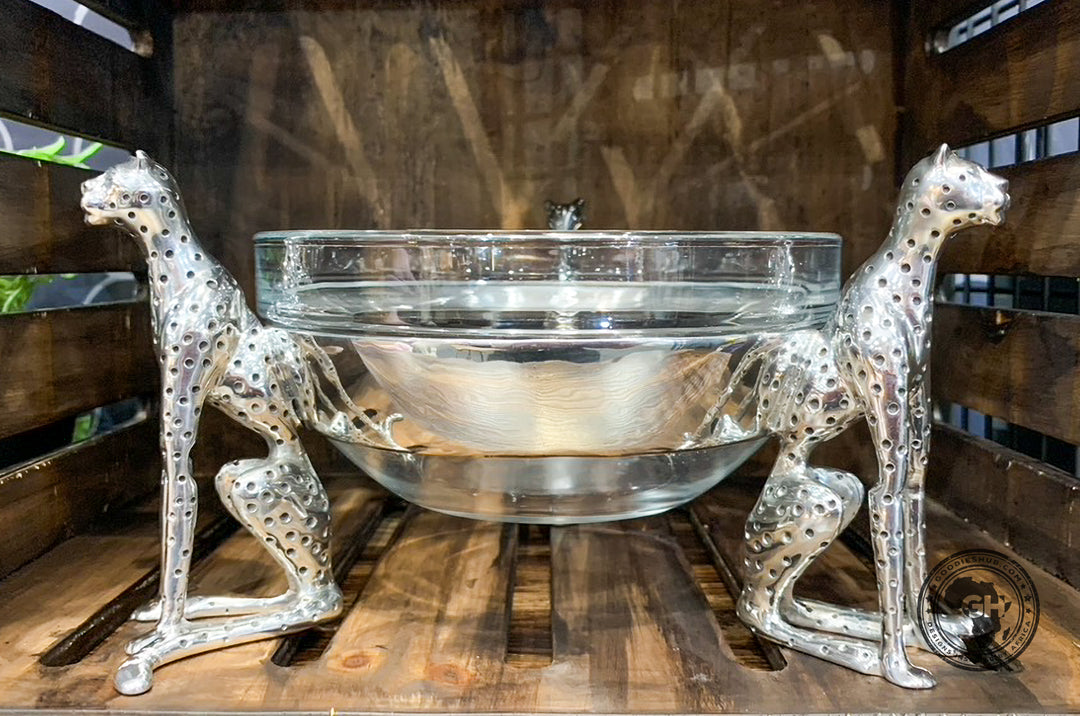 Dish 170mm Triple Sitting - Cheetah Africa Collection - Diana Carmichael