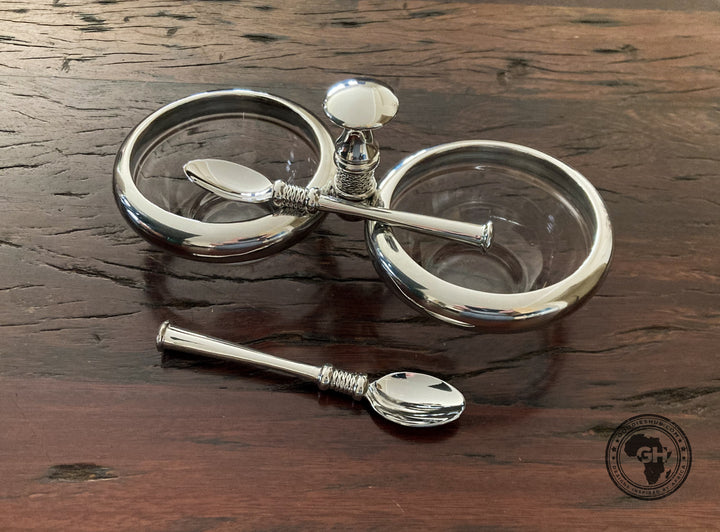 Dish 2 x 90mm &amp; Coffee Spoon Set - Noblesse Collection - Diana Carmichael