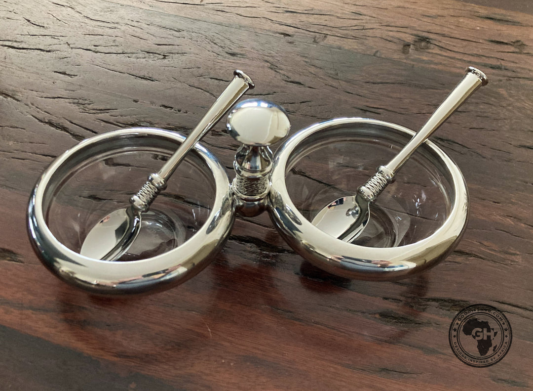 Dish 2 x 90mm &amp; Coffee Spoon Set - Noblesse Collection - Diana Carmichael