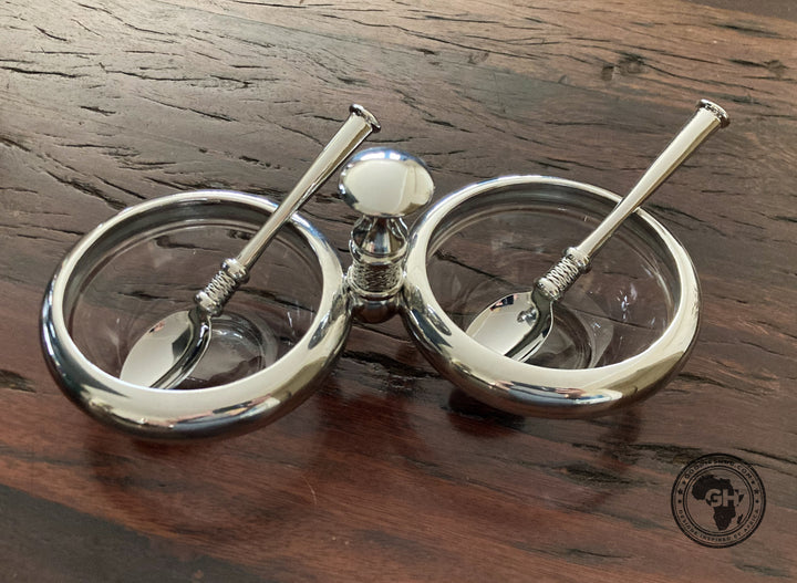 Dish 2 x 90mm &amp; Coffee Spoon Set - Noblesse Collection - Diana Carmichael