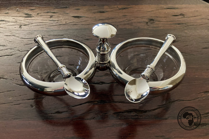 Dish 2 x 90mm &amp; Coffee Spoon Set - Noblesse Collection - Diana Carmichael