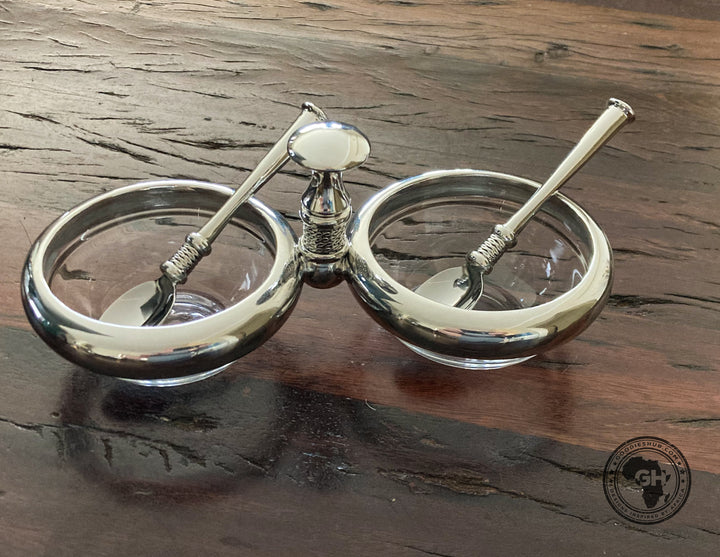 Dish 2 x 90mm &amp; Coffee Spoon Set - Noblesse Collection - Diana Carmichael