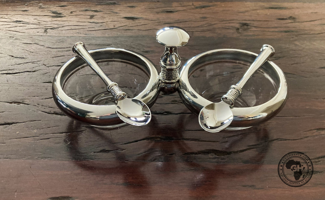 Dish 2 x 90mm &amp; Coffee Spoon Set - Noblesse Collection - Diana Carmichael