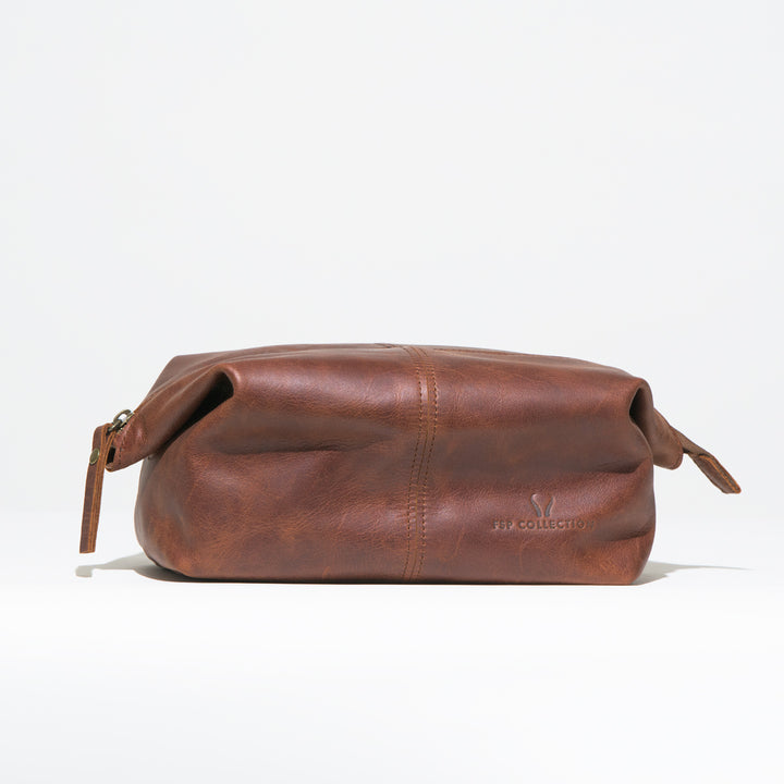 Dylan Leather Shaving Bag