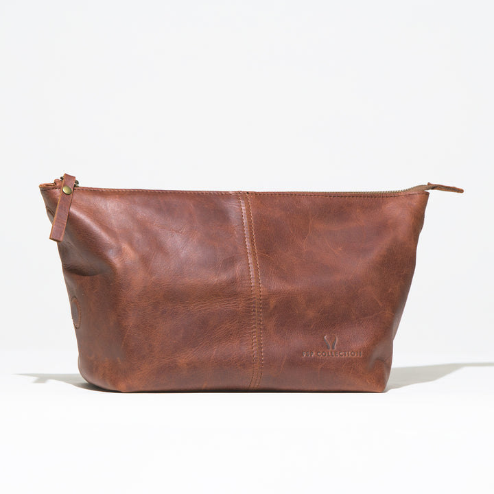 Dylan Leather Shaving Bag