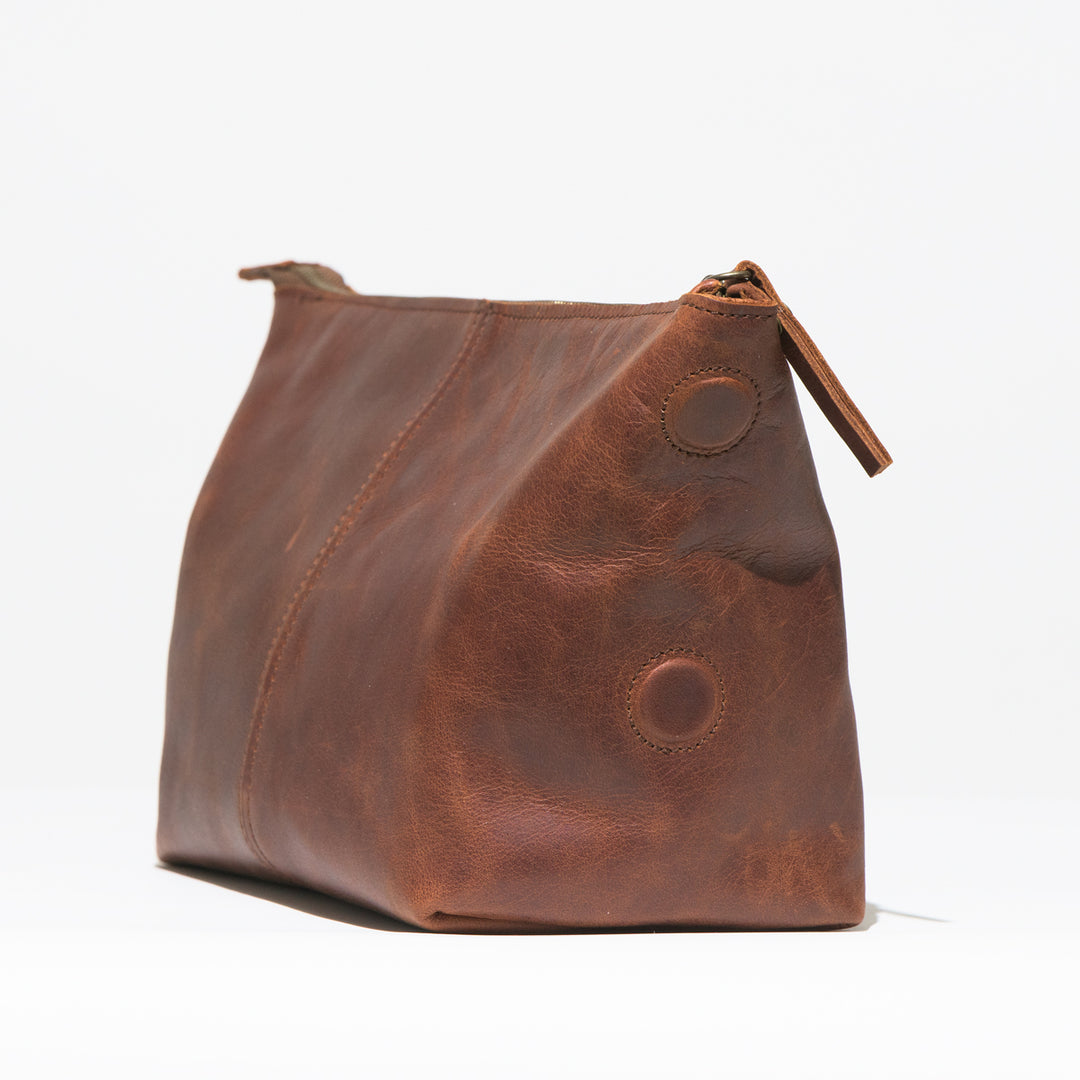 Dylan Leather Shaving Bag