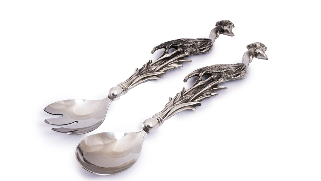 Crane Salad Server - Earthangel