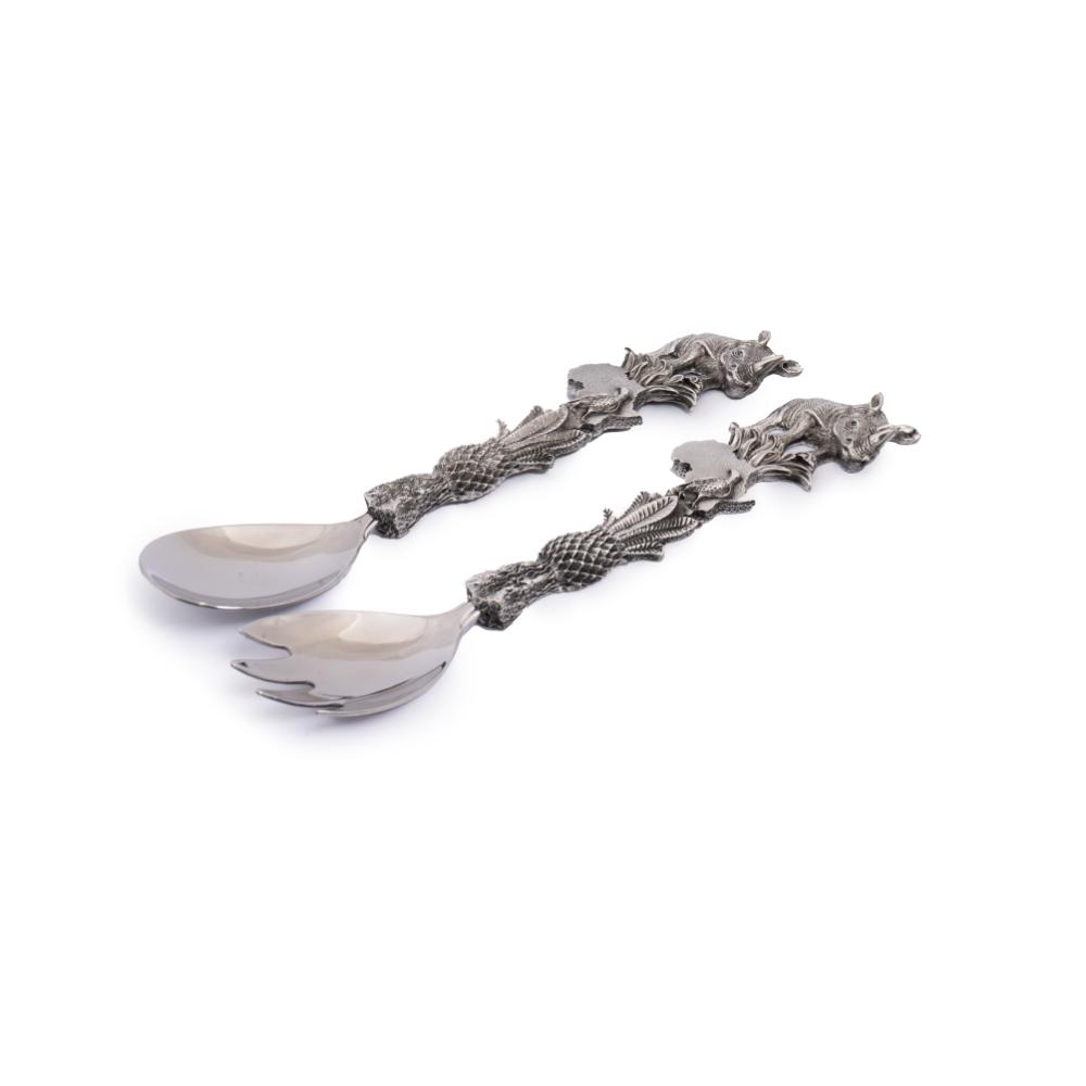 Rhino Africa Salad Server - Earthangel