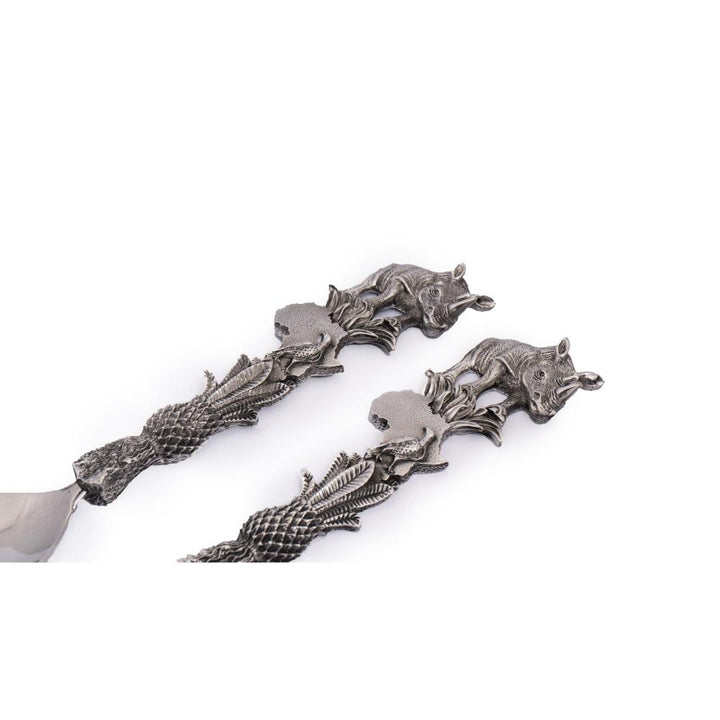 Rhino Africa Salad Server - Earthangel