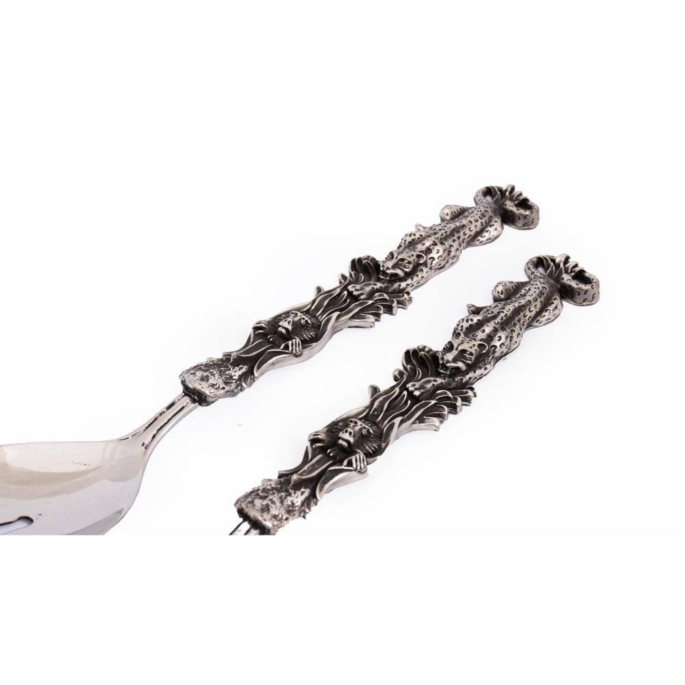 Crawling Leopard Salad Server - Earthangel