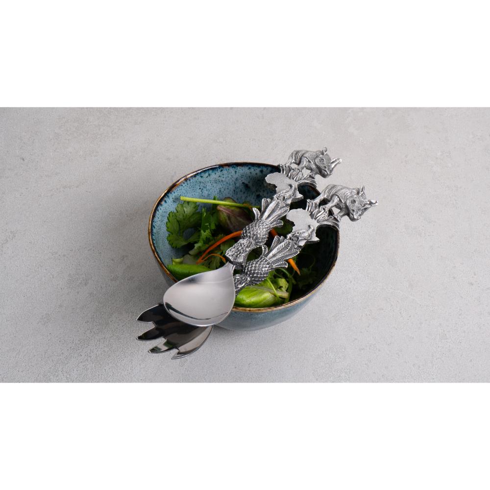 Rhino Africa Salad Server - Earthangel
