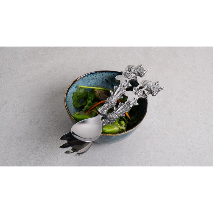 Rhino Africa Salad Server - Earthangel