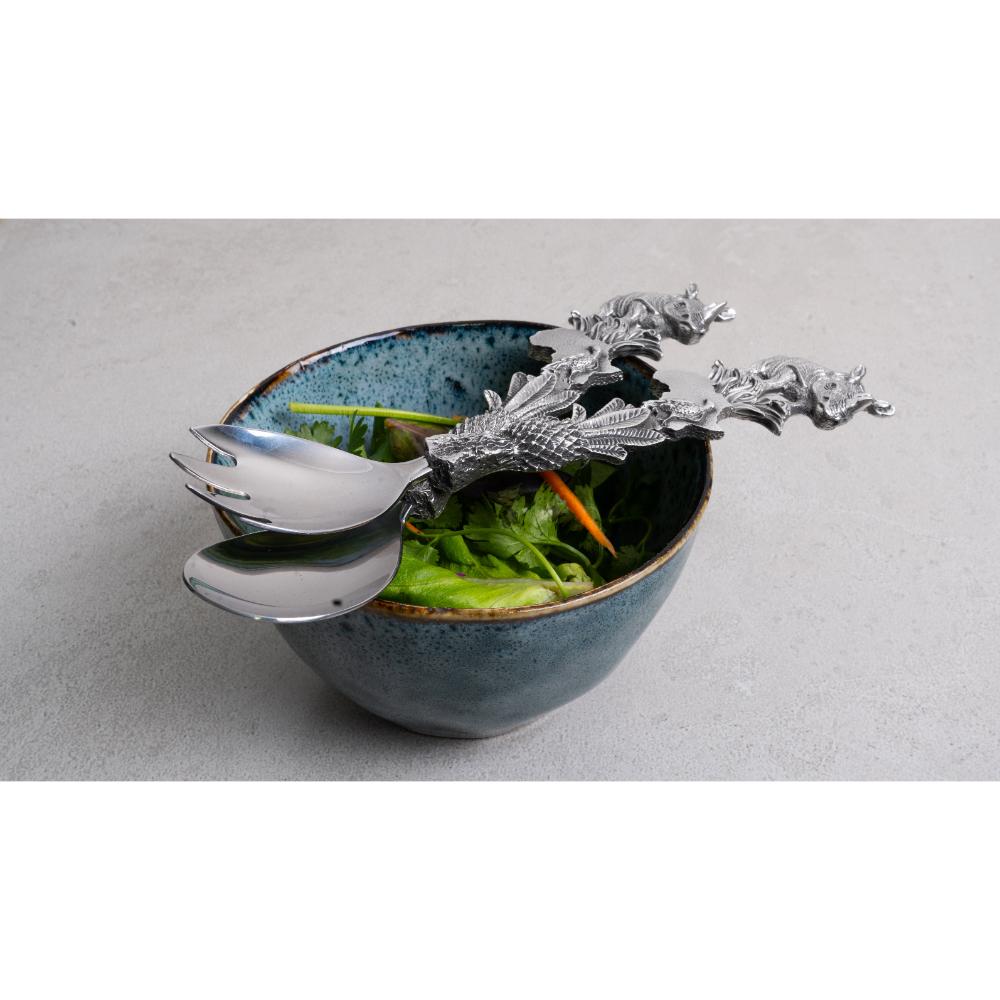 Rhino Africa Salad Server - Earthangel