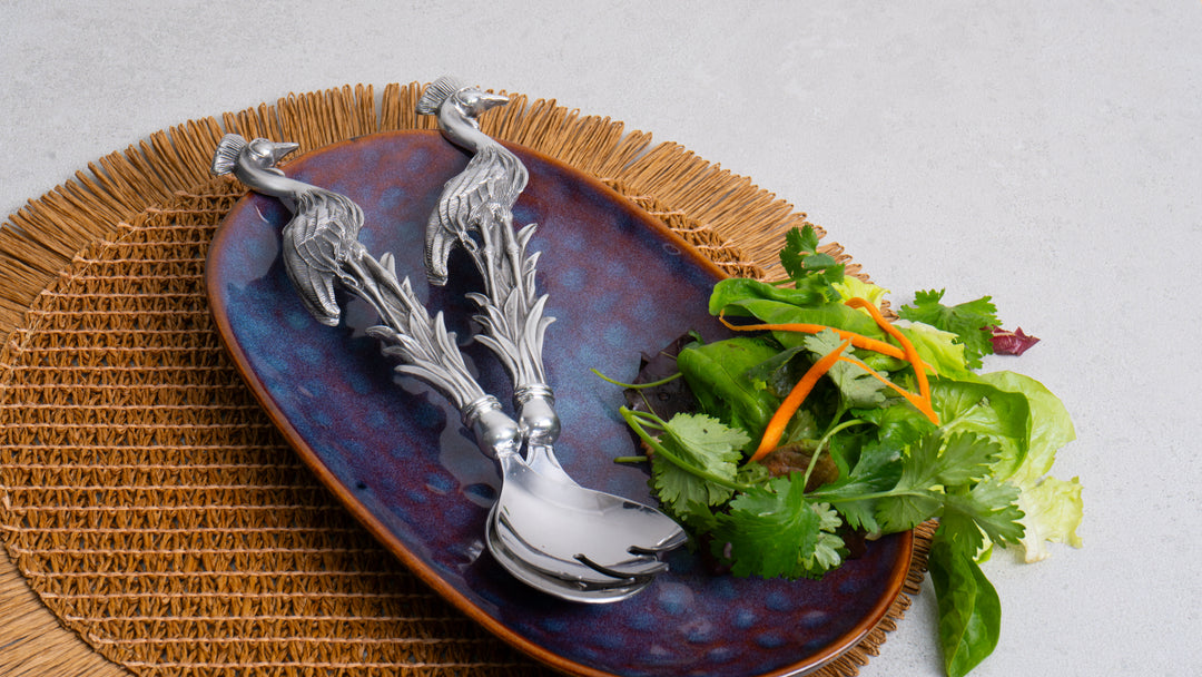 Crane Salad Server - Earthangel