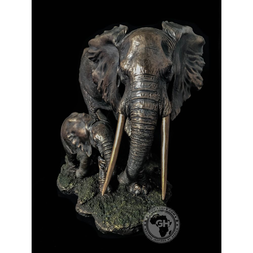 Elephant Bronzed Sculpture - Akilah