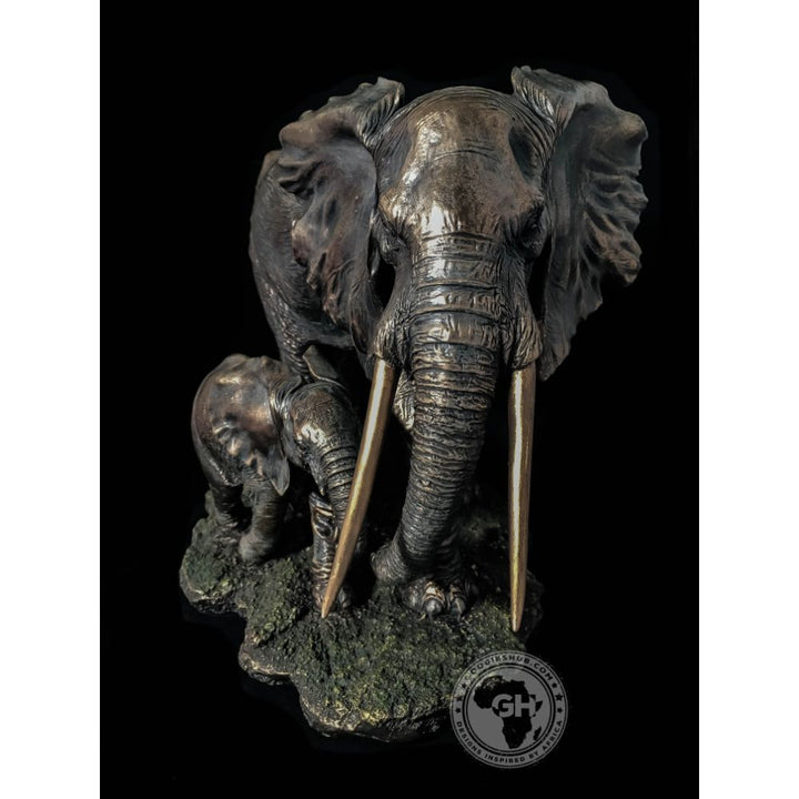 Elephant Bronzed Sculpture - Akilah