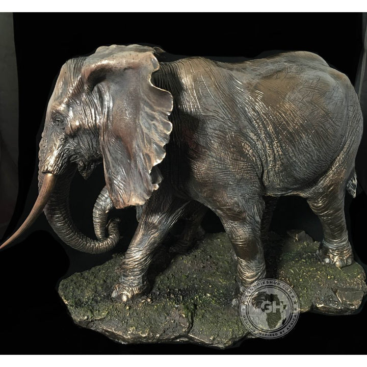 Elephant Bronzed Sculpture - Akilah