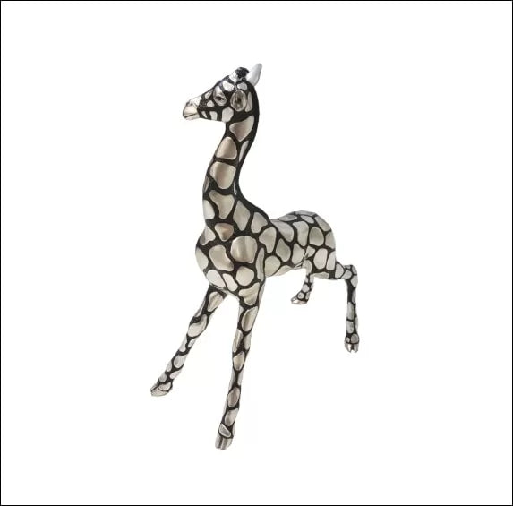 Giraffe Baby Silver and Black