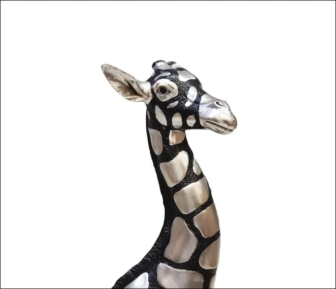 Giraffe Baby Silver and Black