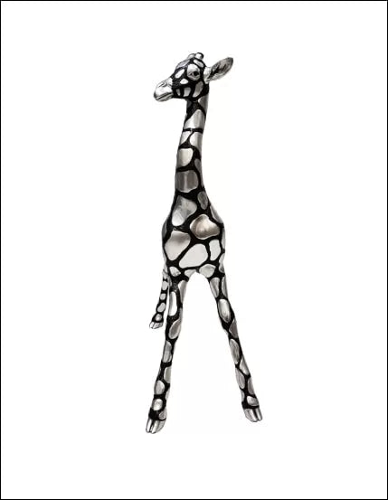 Giraffe Baby Silver and Black