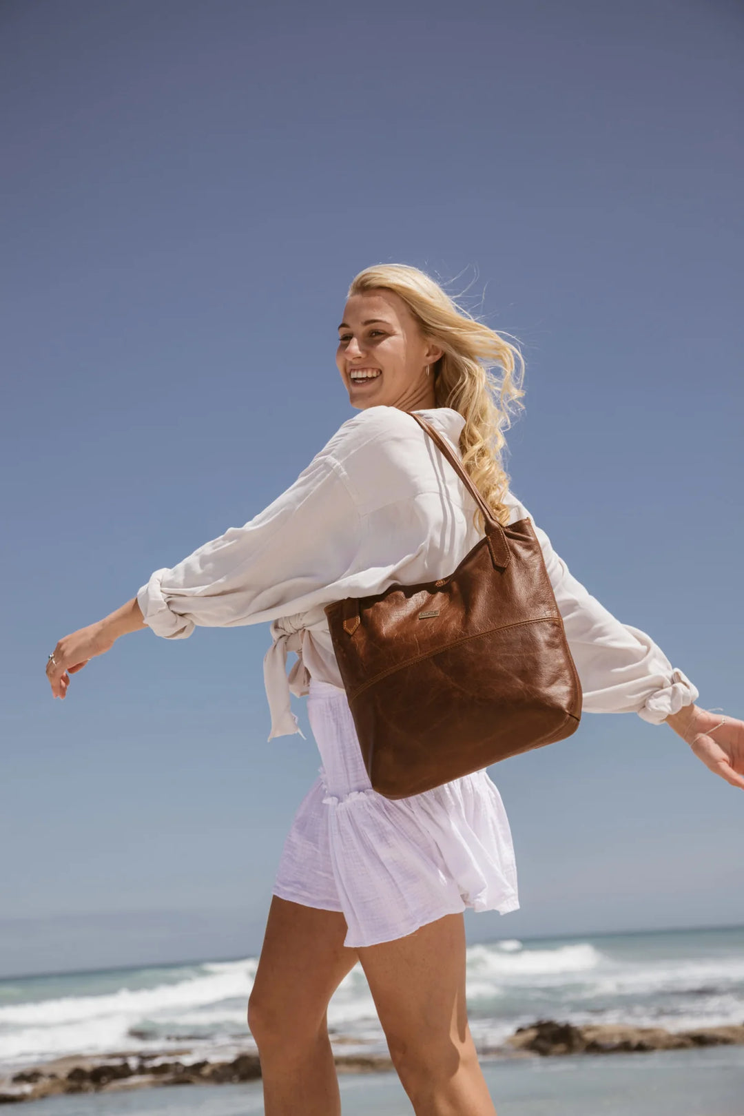 Ashley Leather Handbag