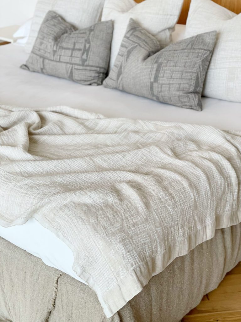 Bogolan Bed Throw 135x270cm / 53x106"