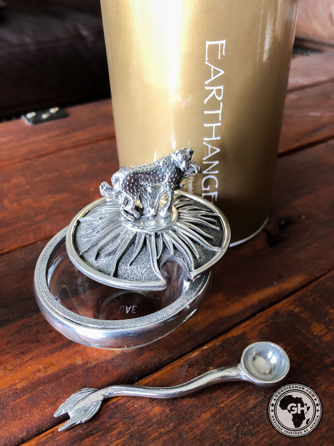 Leopard Lid Bowl And Spoon - Earthangel