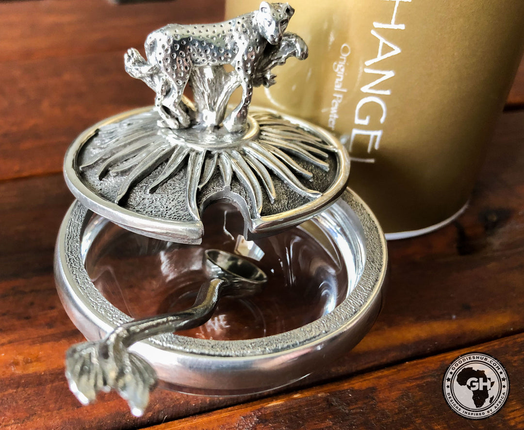 Leopard Lid Bowl And Spoon - Earthangel
