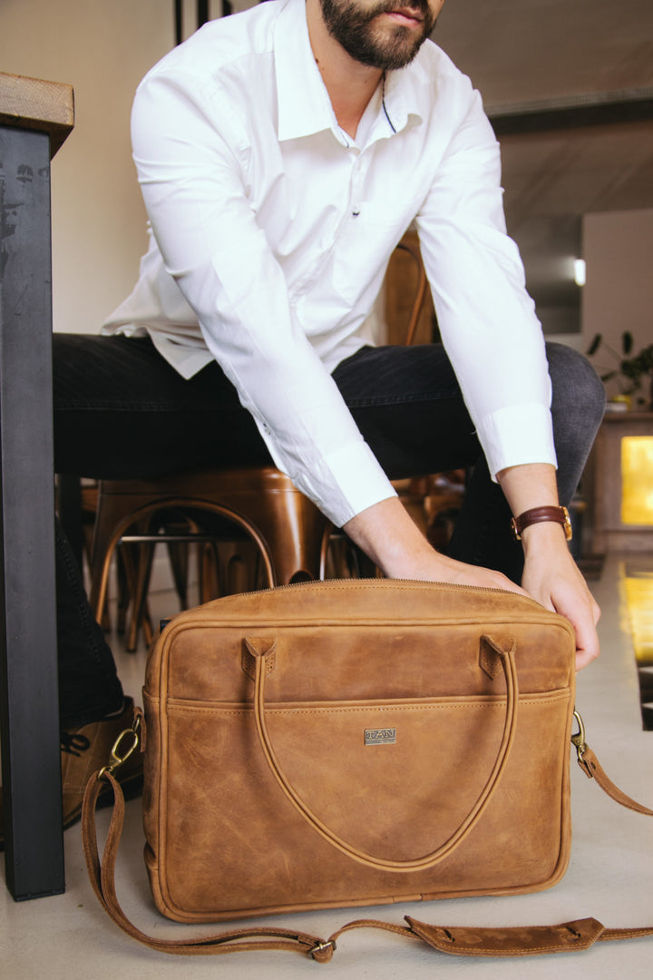 Bailey Laptop Bag Toffee