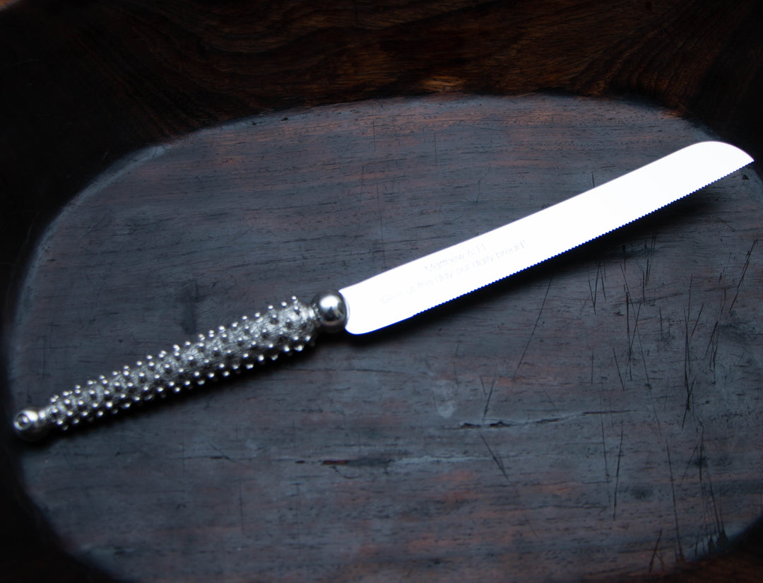 Bread &amp; Cake Cutting Knifes - Studded - Diana Carmichael