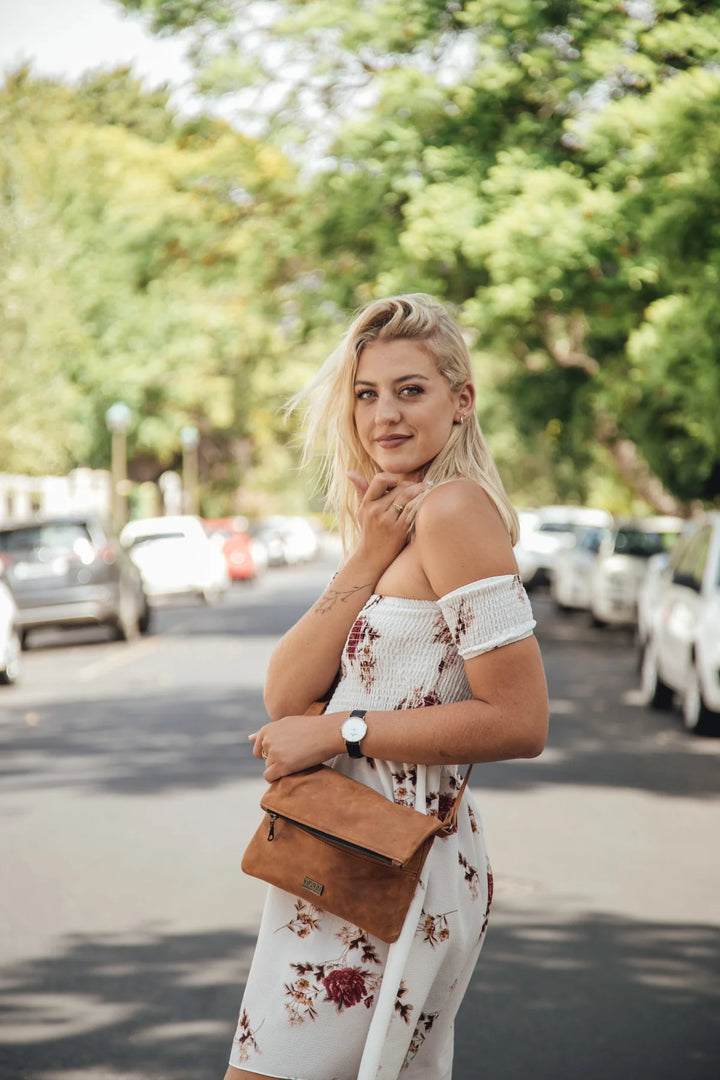 Nina Leather Sling Bag