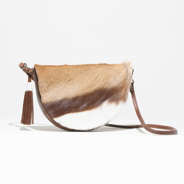Indaba Clutch Bag Springbok Brown Leather