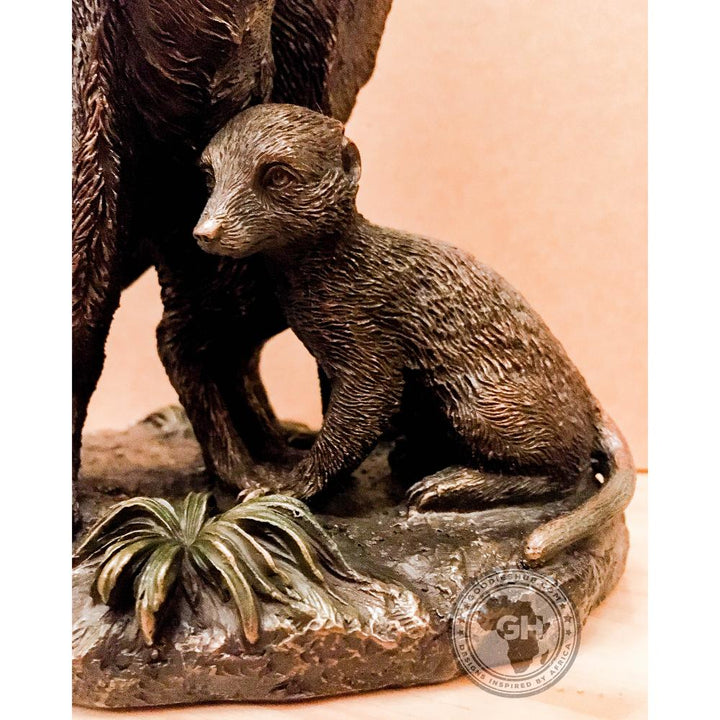 Meerkat Family Bronze Sculpture