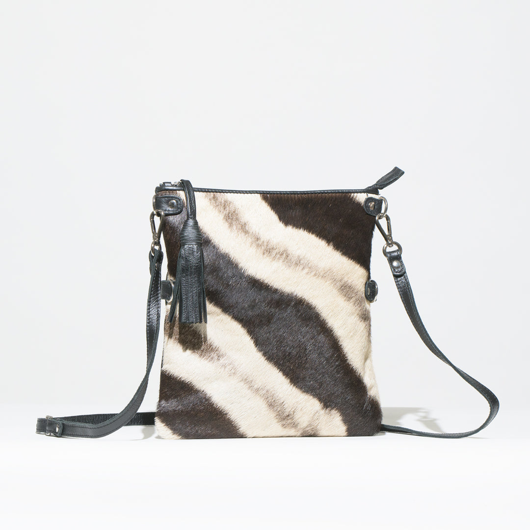 Mini - Foldover Zebra Bag