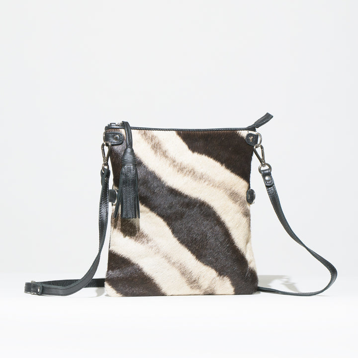 Mini - Foldover Zebra Bag