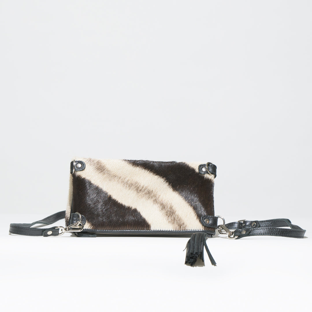 Mini - Foldover Zebra Bag