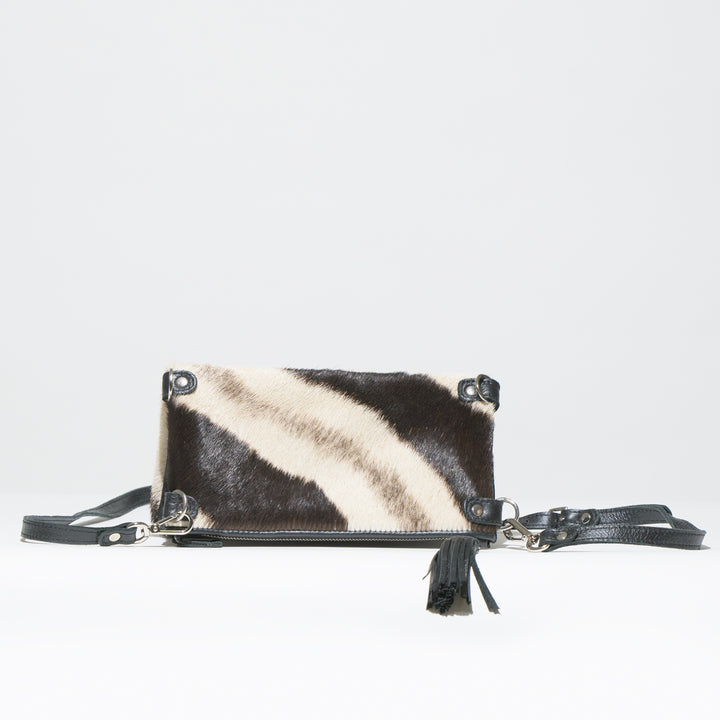 Mini - Foldover Zebra Bag