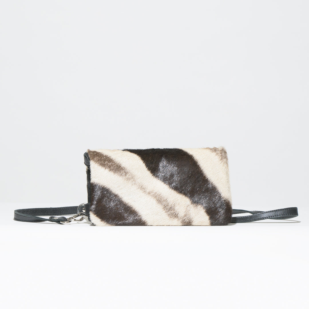 Mini - Foldover Zebra Bag