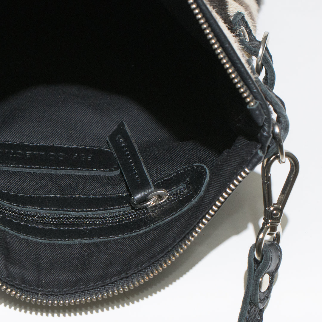 Mini - Foldover Zebra Bag