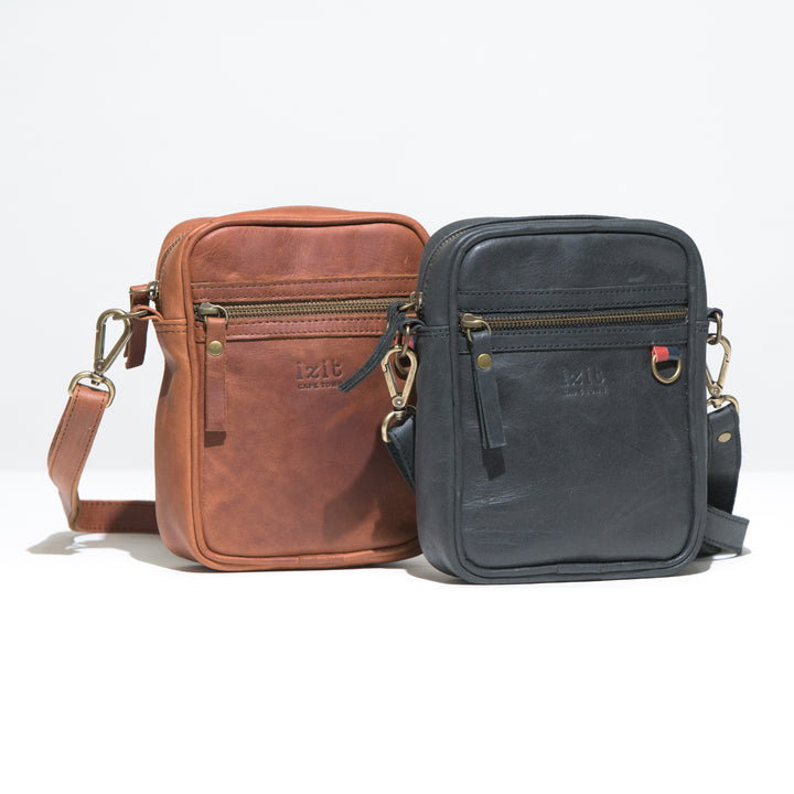 Mini Eduardo Leather Bag Tan