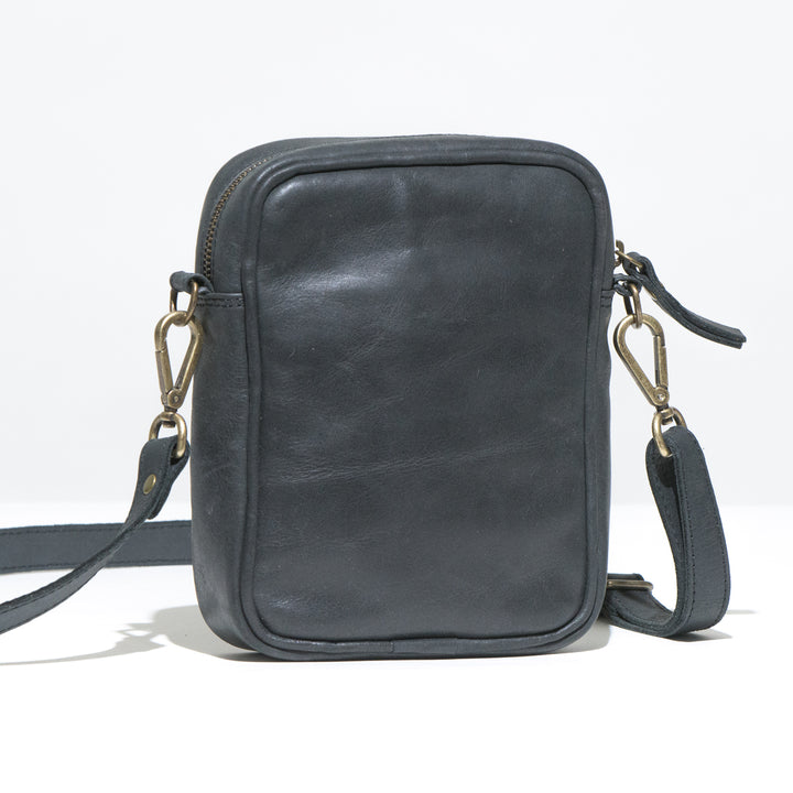 Mini Eduardo Leather Bag Black