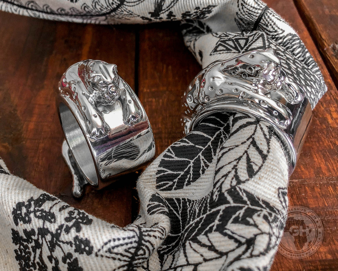 Napkin Ring Cheetah Single - Cheetah Africa Collection - Diana Carmichael