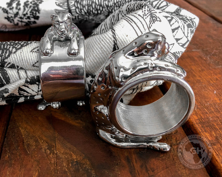 Napkin Ring Cheetah Single - Cheetah Africa Collection - Diana Carmichael