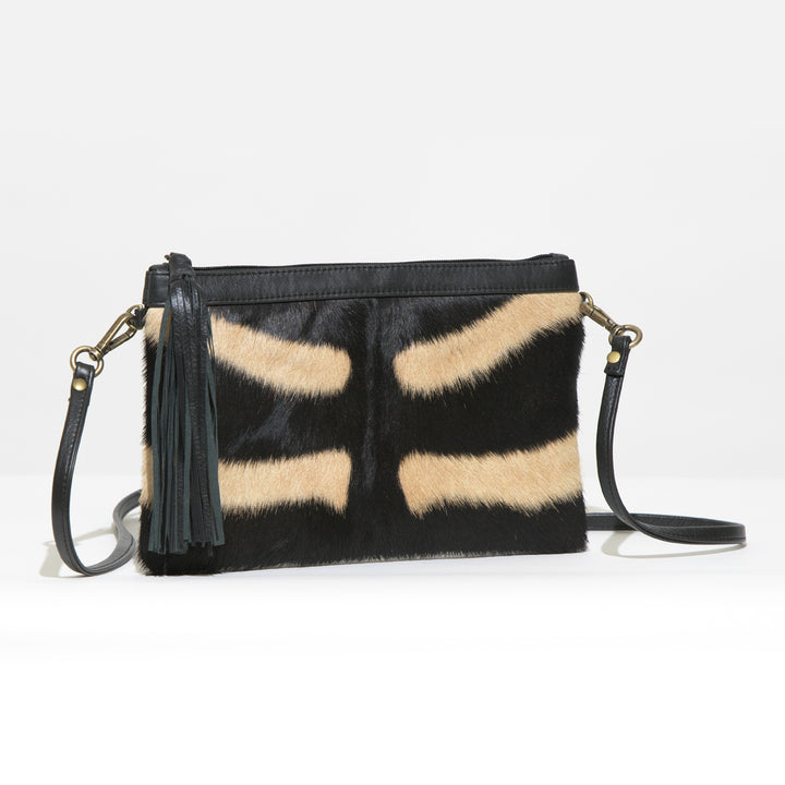 Natalie Crossbody Zebra Bag