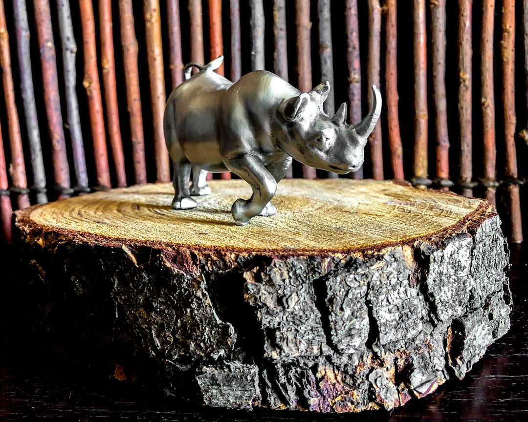 Rhino Pewter Sculpture – GoodiesHub.com