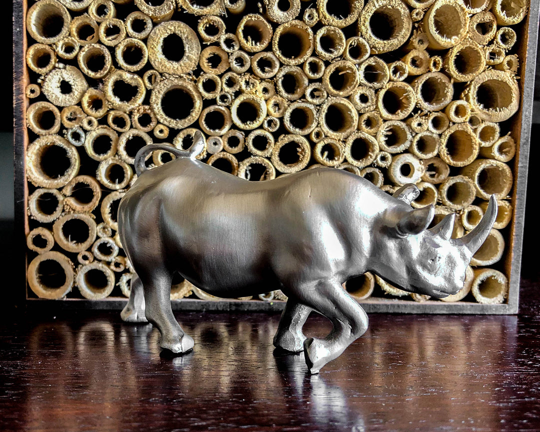 Rhino Pewter Sculpture – GoodiesHub.com