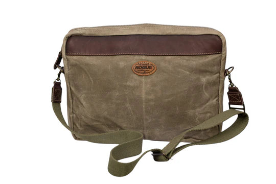 Rogue Tin Cloth Canvas Small Laptop Bag - Olive